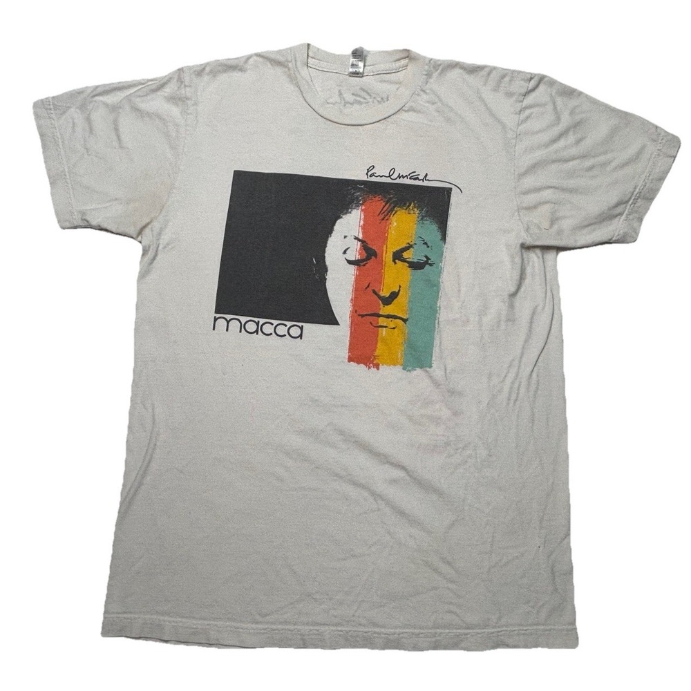 Paul McCartney Macca 2009 Tour T Shirt Small Beatles Summer Live 09 Band Tee
